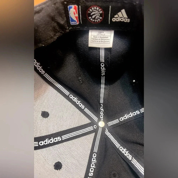 Vintage 2 x Toronto Raptor red black athletic SnapBack fitted baseball hat S/M - Picture 4 of 7